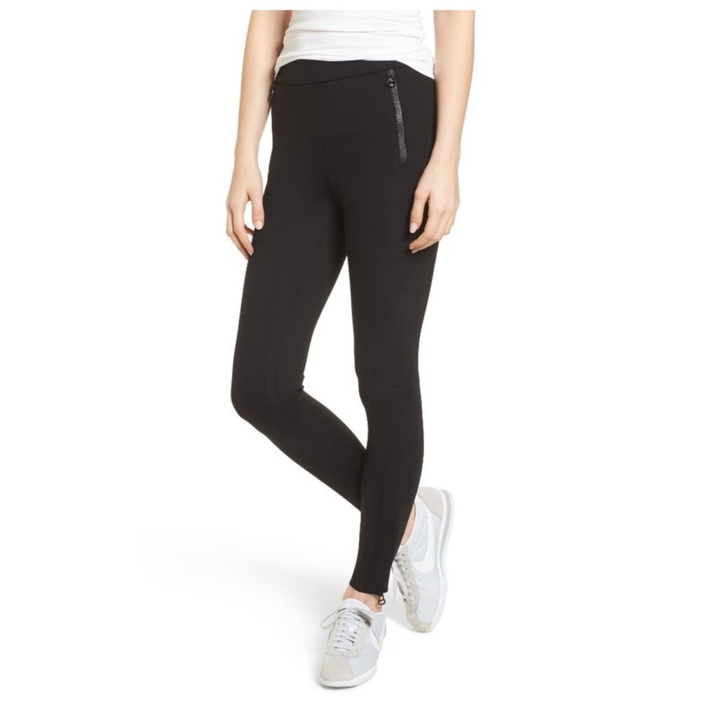 James Perse Y/OSEMITE Zip Hem High Rise Scuba Pant size 0